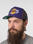 Бейсболка MITCHELL NESS арт. HT11505-LALPURP Los Angeles Lakers NBA (фиолетовый)